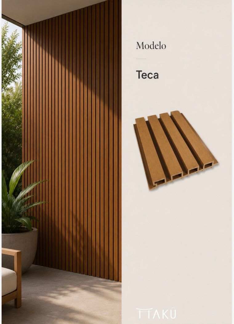 Lambrín exterior · modelo Teca