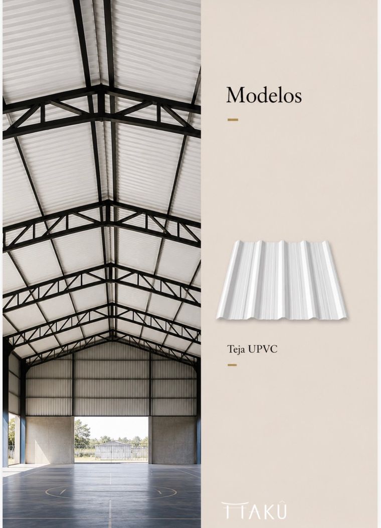 Teja UPVC · carta de modelos